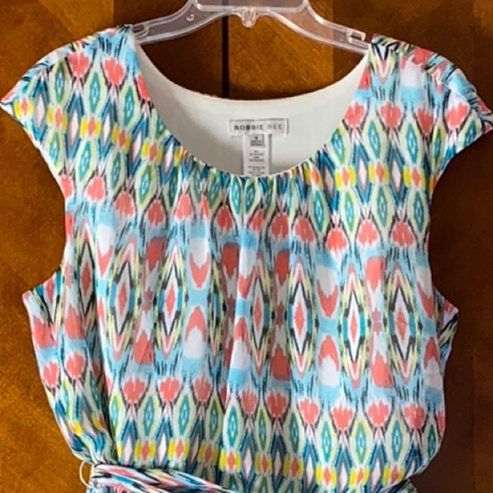 Women’s Robbie Bee Aztec print dress size 18 NWOT